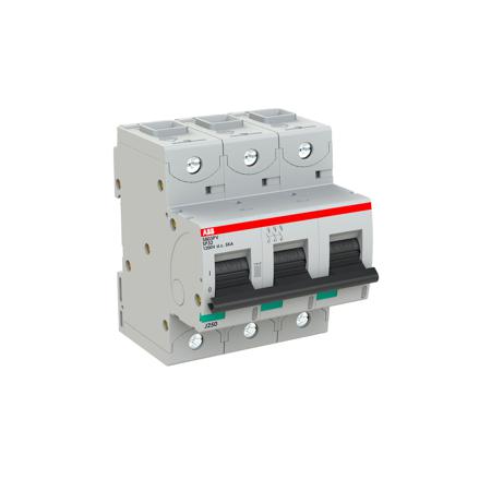 2CCF019615R0001-S803PV-SP32---5-kA ABB S800PV 32A MCB3P Curve B
