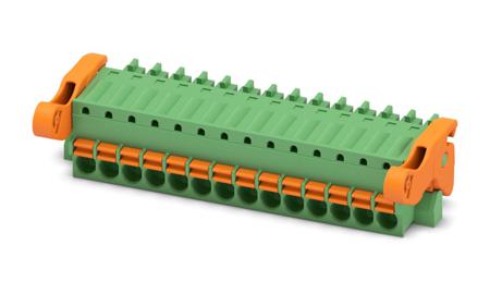 1817356 Phoenix Contact, 3.5mm Pitch, FK-MCP 1.5/14-ST-3.5-LR, 14 Way, , Pluggable Terminal Block, Plug, Cable Mount, Spring