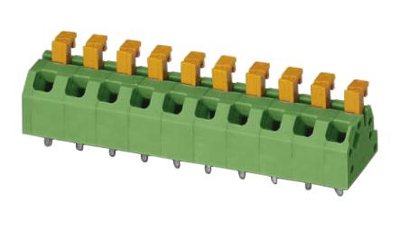 1864532 Phoenix Contact SPTAF 1/12-5.0-LL Series PCB Terminal Block, 12-Contact, 5mm Pitch, Through Hole Mount, 1-Row