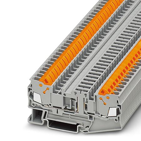 3206490 Phoenix Contact  5, QTC 2 Series Grey, 0.5 → 2.5mm², Quick Connect Termination