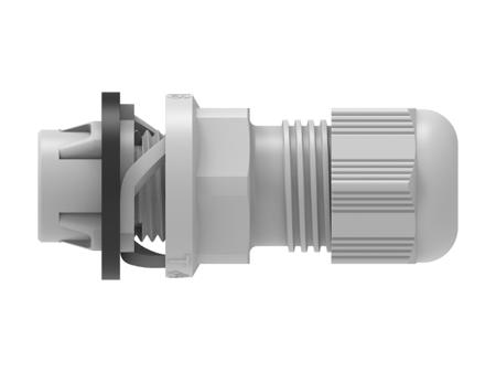 1SNG622001R0000 1SNG Series Light Grey PA 6 Cable Gland, PG13.5 Thread, 3mm Min, 10mm Max, IP66, IP68
