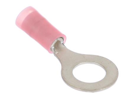 19073-0024 Molex Insulated Ring Terminal, M6 Stud Size, Red