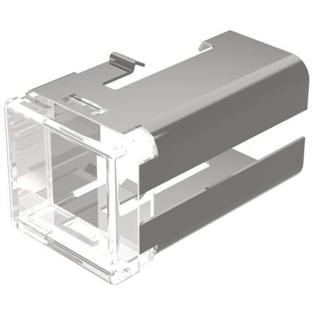 03-921.7 Indicator Lens Rectangle Style, Transparent Colorless, 19 Long