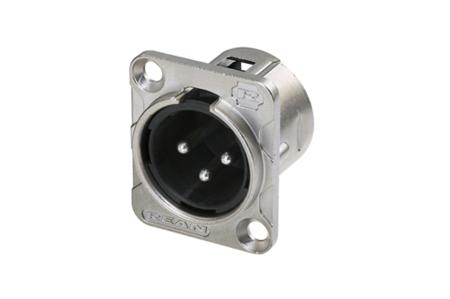 RC3MDL REAN Products Socket Mount XLR Connector, Male, 3 Way