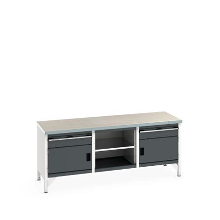 41002054-19V Bott 41002054.19V Sheet Steel Workbench, 840mm x 750mm x 2000mm