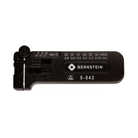 5-542 Bernstein 5 Series Dissipative Precision Stripper Precision stripper, 0.25 Min, 0.8mm Max, 102 mm Overall