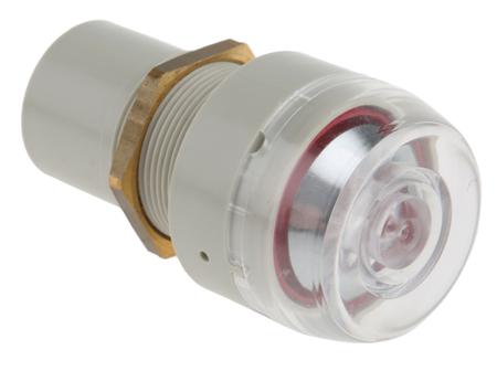 84150201 Crouzet Red Panel Mounting Visual Indicator, 8bar, 4 mm inlet port, 22.5mm mount hole