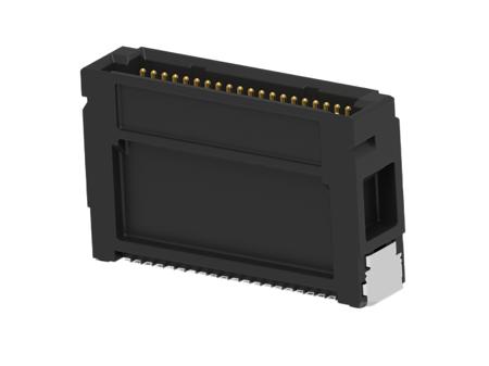 484619-E ERNI ERNI MicroCon Series Vertical Surface Mount PCB Header, 16 Contact(s), 0.8mm Pitch, 2 Row(s), Shrouded