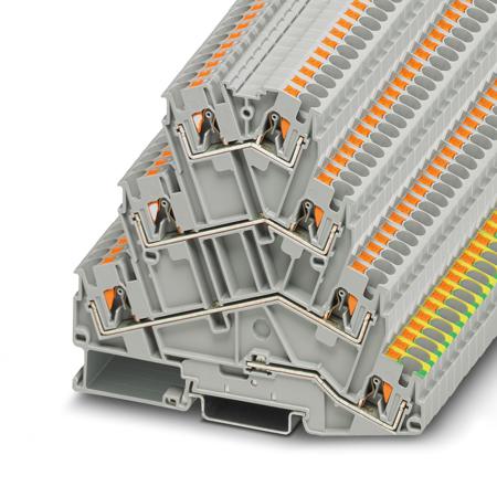 3210442 Phoenix Contact PT Series PT 4-PE/3L Terminal Block