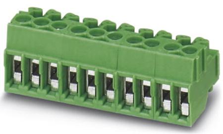 1984044 Phoenix Contact, 3.5mm Pitch, PT 1.5/ 5-PVH-3.5, 5 Way, , Pluggable Terminal Block, Plug, Cable Mount,
