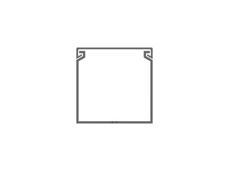 1SET411018R0000 PVC Cable Trunking Accessory, 60 x 60mm