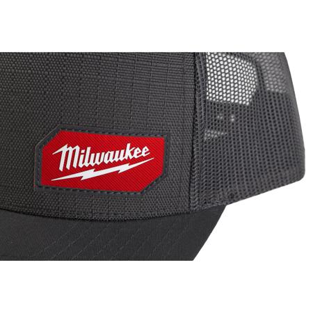 4932493107 Milwaukee Black Standard Peak Bump Cap, Cotton, Polyester Protective Material