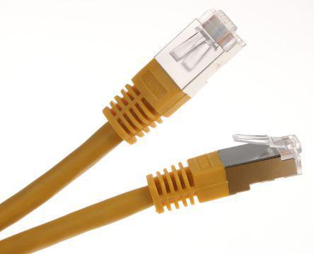 21-99-1382-40 10m Straight Through Cat6 Ethernet Cable Assembly, S/FTP Yellow PVC