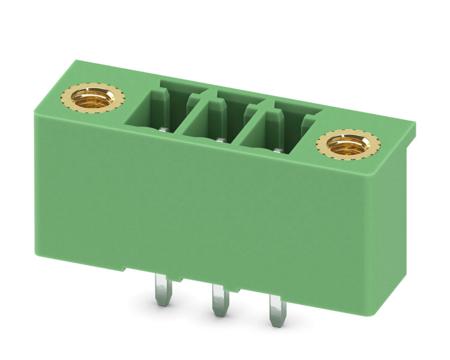 1818009 Phoenix Contact, 3.5mm Pitch, MCV 1.5/3-GF-3.5-LR, 3 Way, , Pluggable Terminal Block, Header, Through Hole, Screw