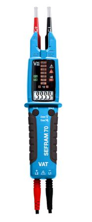 SEFRAM70 Sefram 70, Digital Voltage tester, 1000V ac/dc, Continuity Check, Battery Powered