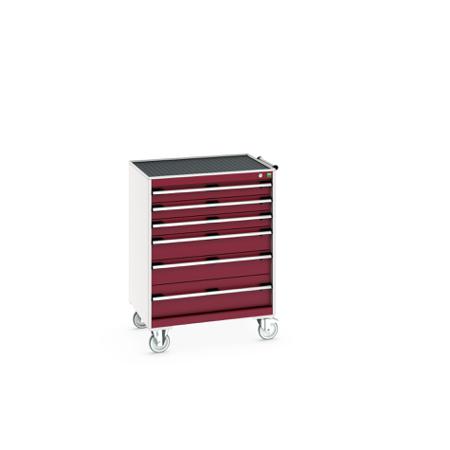 40402063-24V Bott, 6 Drawer Sheet Steel Floor Standing Storage Cabinet, 800 X 650 X 1085mm