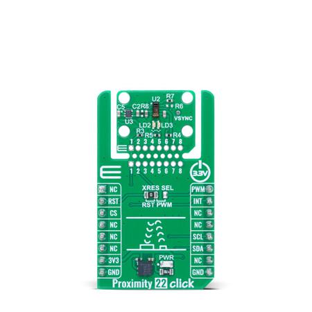 MIKROE-6552 MikroElektronika Proximity Click Add On Board for Proximity 22 Click Add On Board Embedded Application