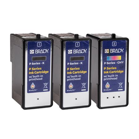 P-1CMY2K Brady  Black, Cyan, Magenta, Yellow Ink Cartridge