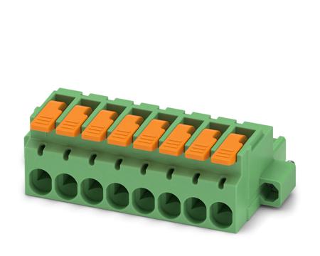 1110635 Phoenix Contact, 5.08mm Pitch, 8 Way, , Pluggable Terminal Block, Plug, Cable Mount, Push-In Termination,