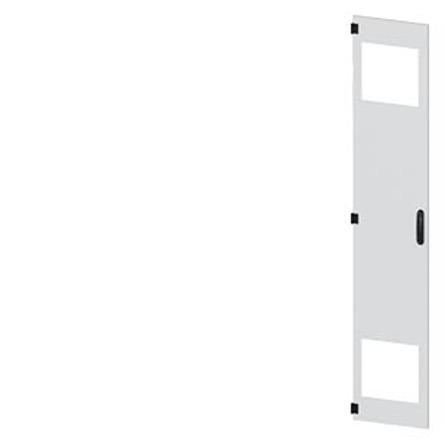 8MF1240-2UT15-3BA2 Siemens 8MF1 Series Steel RAL 7035 Plain Door, 2200mm H, 400mm W for Use with Cut Out For Filter Fan
