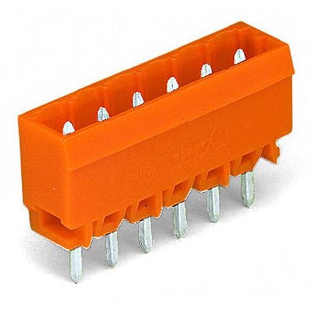 231-366/001-000 WAGO 231 Series Straight PCB PCB Header, 6 Contact(s), 5.08 mm Pitch, 1 Row, Shrouded