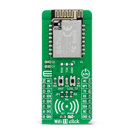 MIKROE-4245 MikroElektronika WiFi 11 Click BW16 WiFi Development Kit for Bluetooth Gateway, Industrial Wireless Control 5GHz