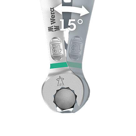 05020231001 Wera 11 Piece Chrome Molybdenum Steel Ring Spanner Set