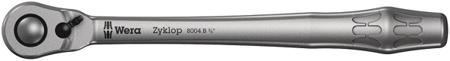 05004034001 Wera Zyklop 3/8 in Square Ratchet with Ratchet Handle, 222 mm Overall