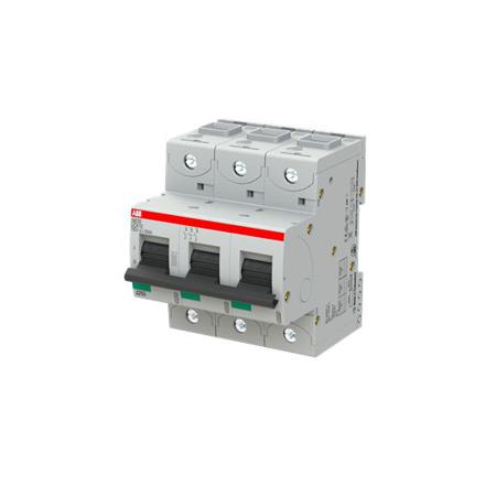 2CCS863001R1427 ABB S803S MCB, 3P, 10A, UC-K, 750V DC, 50 kA Breaking Capacity