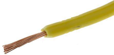 803-4168 RS Pro Yellow Tri-rated Cable, 0.75 mm² CSA, 1 kV, 14 A, 100m