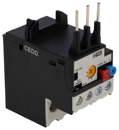 250-8886 RS PRO Thermal Overload Relay 1NC/1NO, 12 A F.L.C, 12 A Contact Rating, 5.4 W, 4000 V ac, RSPROOL12