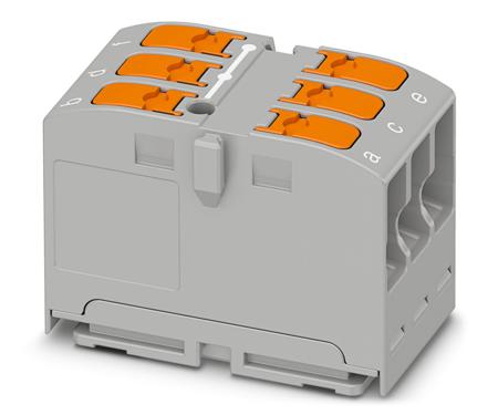 1019652 Phoenix Contact Distribution Block, 6 Way