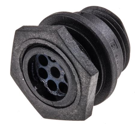 PX0412/08P Bulgin Circular Connector, 8 Contacts, Front, Miniature Connector, Plug, Male, IP68, Buccaneer 400 Series
