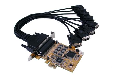 EX-44088 Exsys 8 Port PCIe RS232 Serial Card
