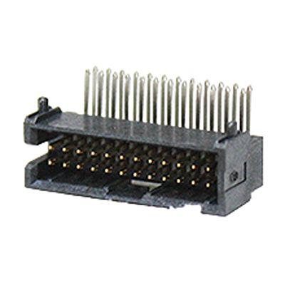 201021-2024 Molex 201021 Series Right Angle Through Hole PCB Header, 24 Contact(s), 1.27 mm Pitch, 2 Row, Shrouded
