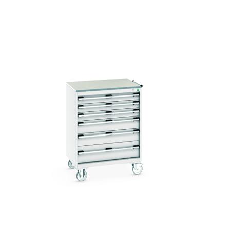 40402160-16V Bott, 6 Drawer Sheet Steel Floor Standing Storage Cabinet, 800 X 650 X 1090mm