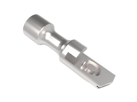 53446-1 TE Connectivity, AMPOWER Uninsulated, Silver Crimp Pin Connector 4.7AWG, Silver