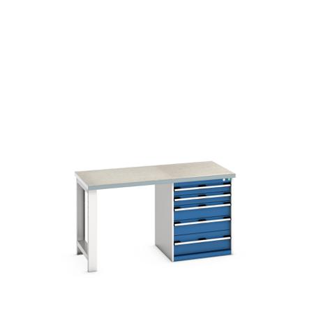 41003135-11V Bott 41003135.11V Sheet Steel Workbench, 840mm x 750mm x 1500mm