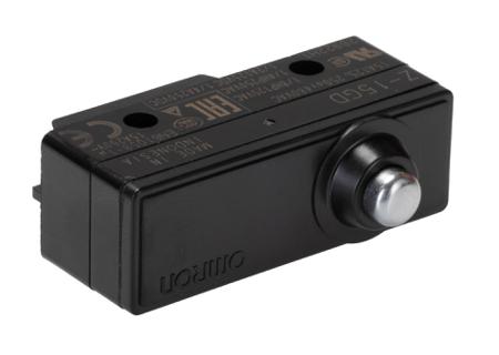 Z-15GD Omron, Snap Action Limit Switch - Thermosetting Resin, NO/NC, Plunger, 500V, IP00