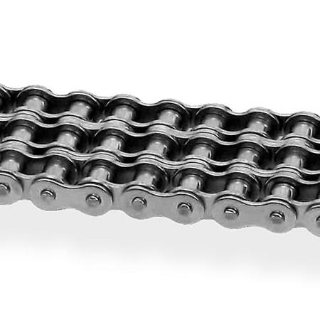 80A3X10FT Renold Roller 3 Roller Chain, 10 ft, 91.2 mm, 80A3, ANSI