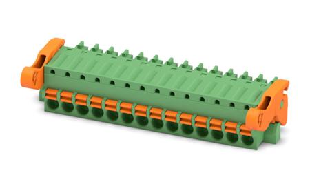 1817547 Phoenix Contact, 3.81mm Pitch, FK-MCP 1.5/14-ST-3.81-LR, 14 Way, , Pluggable Terminal Block, Plug, Cable Mount, Spring