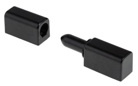 110-4576 RS Pro Matte Die Cast Zinc Hinge with a Lift-off pin Screw, 63mm x 15mm x 17.5mm