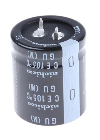 LGU2D102MELB Nichicon 1000μF Aluminium Electrolytic Capacitor 200V dc, Snap-In -