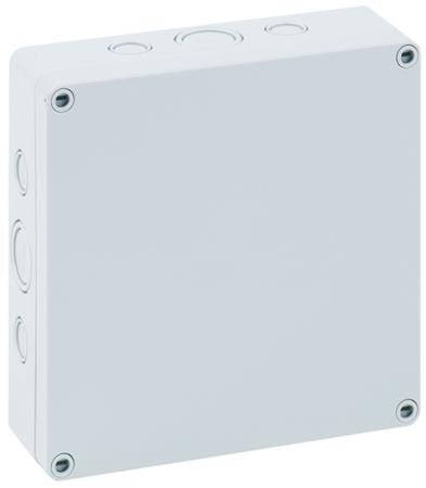 10541301 Spelsberg TK PS Series Grey Polystyrene Enclosure, IP66, Grey Lid, 182 x 180 x 63mm