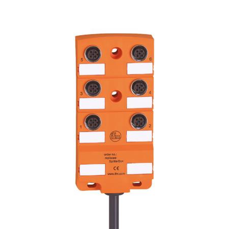 EBC017 ifm electronic EBC Series Sensor Box, M12, 5m cable, 6 port