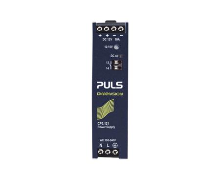 CP5-121 PULS C Series DIN Rail Power Supply, 100 → 240V ac, dc Input, 12V dc Output, 8 → 10A Output, 120W