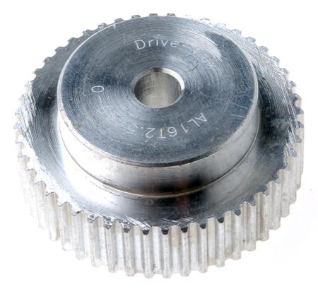 16T2.5/48.0 RS PRO Timing Belt Pulley, Aluminium 6mm Belt Width x 2.5mm Pitch, 48 Tooth