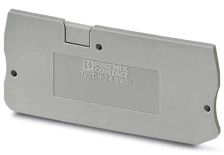3210303 Phoenix Contact D-PT Series End Cover for Use with DIN Rail Terminal Blocks