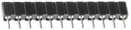 310-87-112-01-640101 12 Way Preci-Dip Straight Through Hole 2.54mm SIL Socket, Solder, 3A 100 V ac, 150 V dc