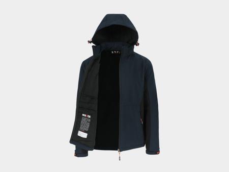 23MJC1903NY-XXXL Herock TRYSTAN Navy Blue - Black, Breathable, Waterproof, Windproof Jacket, XXXL